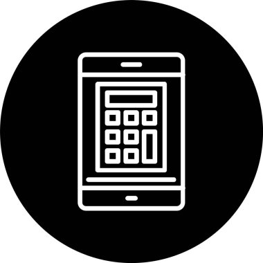 Hesaplayıcı Satırı Tersine Çevrilmiş Simge