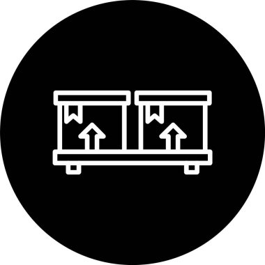 Karton Satır Tersine Çevrilmiş Simge