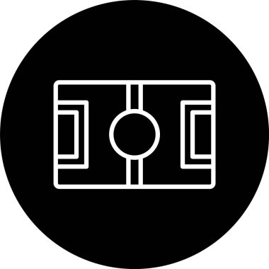 Futbol Sahası Tersine Çevrilmiş Simge