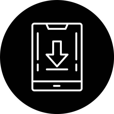 Satır Tersine İndirilmiş Simge İndir