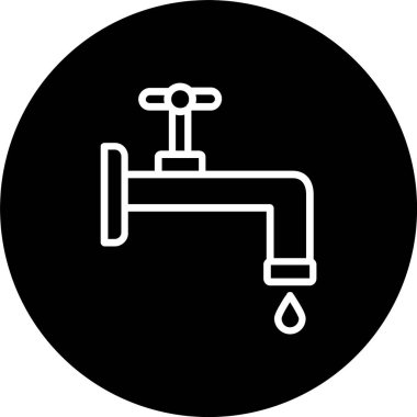 Musluk Satırı Tersine Çevrilmiş Simge