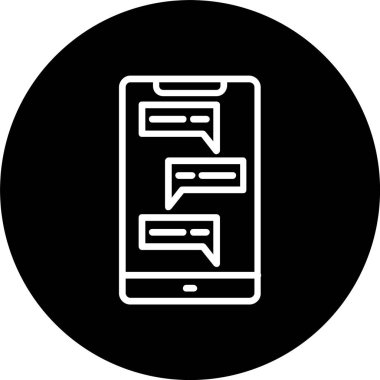 İleti Satırı Tersine Çevrilmiş Simge