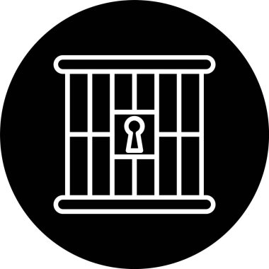 Hapishane Satırı Tersine Çevrilmiş Simge