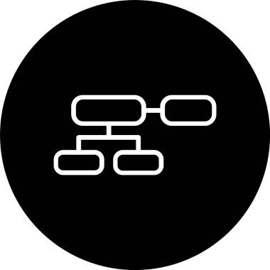 Organizasyon Çizelgesi Tersine Çevrilmiş Simge