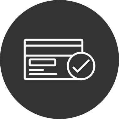 Kredi Kartı Satırı Tersine Çevrilmiş Simge