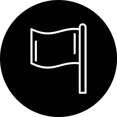 Bayrak Satırı Tersine Çevrilmiş Simge