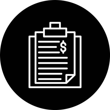 Bill Satırı Tersine Çevrilmiş Simge