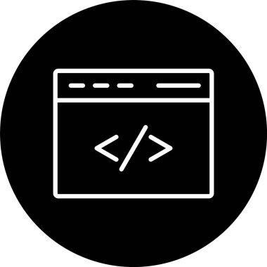 Kodlama Satırı Tersine Döndürülmüş Simge