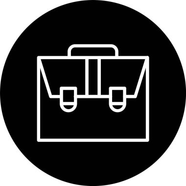 Evrak çantası Satırı Tersine Çevrilmiş Simge