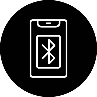 Bluetooth Satırı Tersine Çevrilmiş Simge