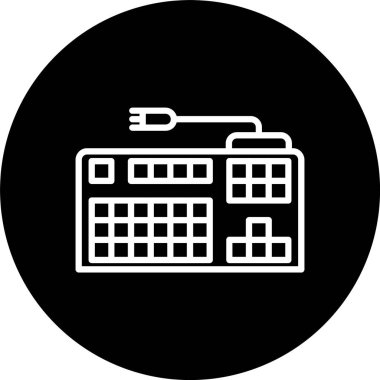 Klavye Satırı Tersine Çevrilmiş Simge