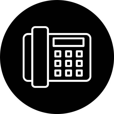 Telefon Hattı Tersine Çevrilmiş Simge