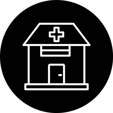 Tıbbi Depolama Hattı Tersine Çevrilmiş Simge