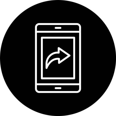 Yönlendirilen Satır Tersine Döndürülmüş Simge