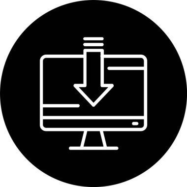 Satır Tersine İndirilmiş Simge İndir