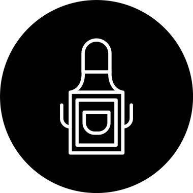 Önlük Çizgisi Tersine Çevrilmiş Simge