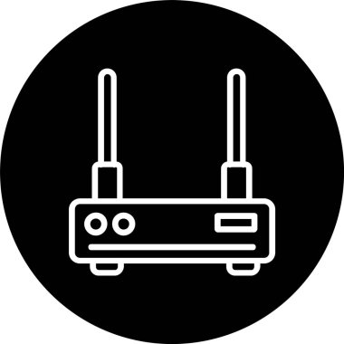 Modem Satırı Tersine Çevrilmiş Simge