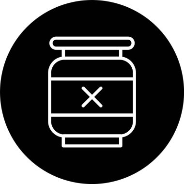 Zehir Satırı Tersine Çevrilmiş Simge