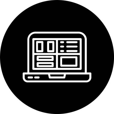 Düzenleyici Satırı Tersine Çevrilmiş Simge