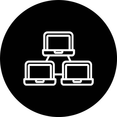 Ağ Satırı Tersine Çevrilmiş Simge