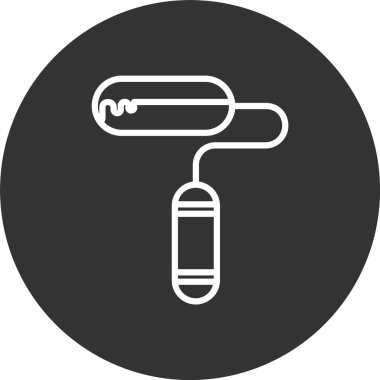 Boya Çizgisi Ters Döndürülmüş Simge