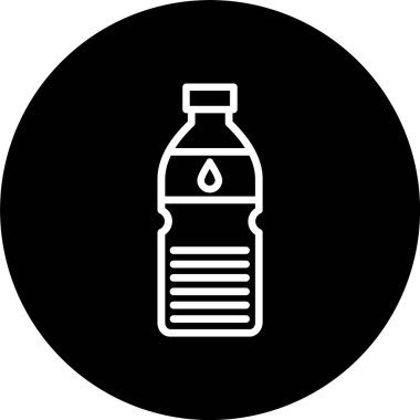 Su Şişe Hattı Tersine Çevrilmiş Simge