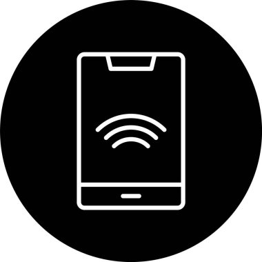 Akıllı Telefon Hattı Tersine Çevrilmiş Simge