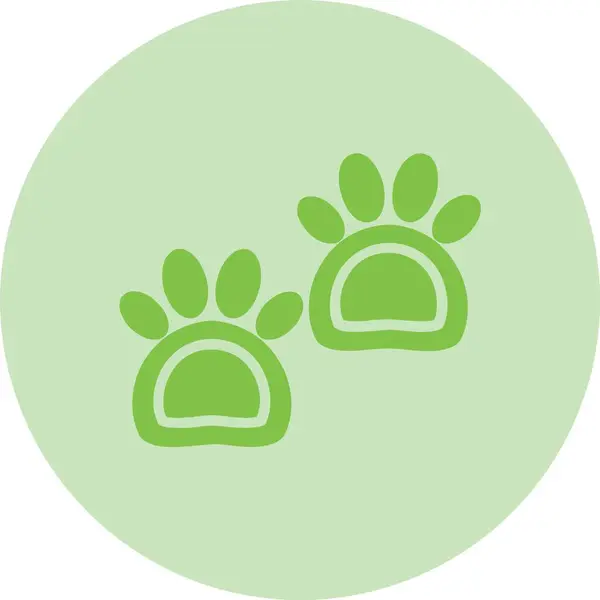 Paw Kabartma Çemberi Gradyan Simgesi