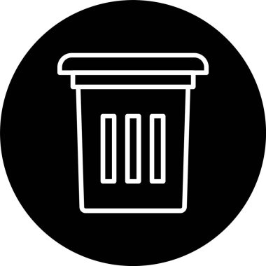 Çöp Kutusu Satırı Tersine Çevrilmiş Simge