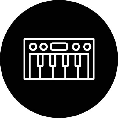 Piyano Satırı Tersine Çevrilmiş Simge