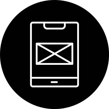 Mobil Uygulama Satırı Ters Döndürülmüş Simge