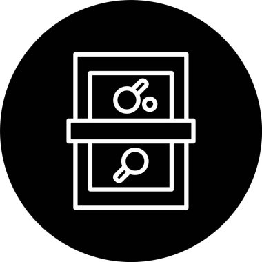 Tablo Tenis Çizgisi Tersine Döndürülmüş Simge