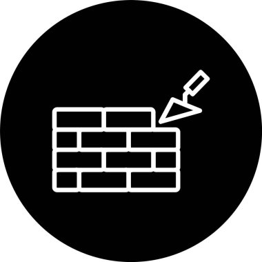 Tuğla Duvarı Tersine Döndürülmüş Simge