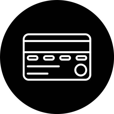 Kredi Kartı Satırı Tersine Çevrilmiş Simge