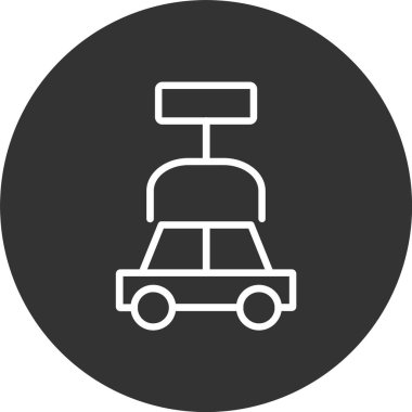 Robot Kolu Satırı Tersine Çevrilmiş Simge