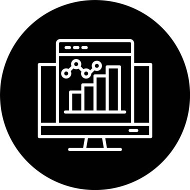 Çevrimiçi Grafik Çizgisi Ters Simgesi