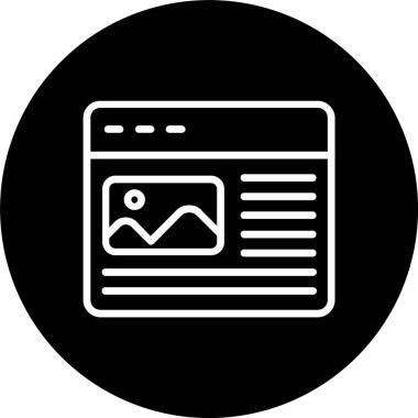 Yerel Reklam Satırı Tersine Çevrilmiş Simge