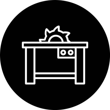 Testere Satırı Tersine Çevrilmiş Simge