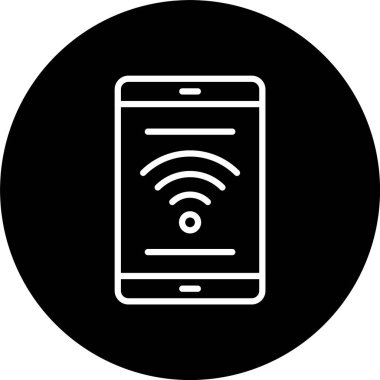 Wifi Satırı Tersine Çevrilmiş Simge