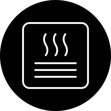 Sıcaklık Çizgisi Tersine Çevrilmiş Simge