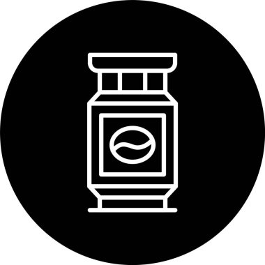 Anında Kahve Hattı Ters Döndürülmüş Simge