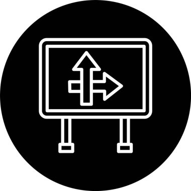 Yol İşareti Tersine Çevrilmiş Simge