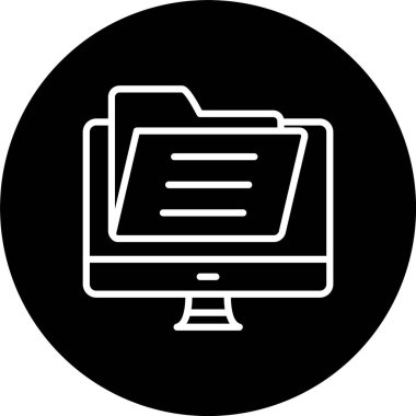 Dosya Satırı Tersine Çevrilmiş Simge