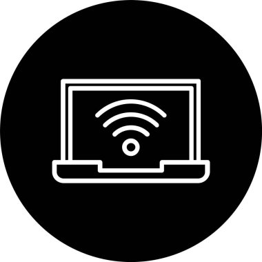 Wifi Satırı Tersine Çevrilmiş Simge