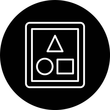 Şekil Satırı Tersine Çevrilmiş Simge