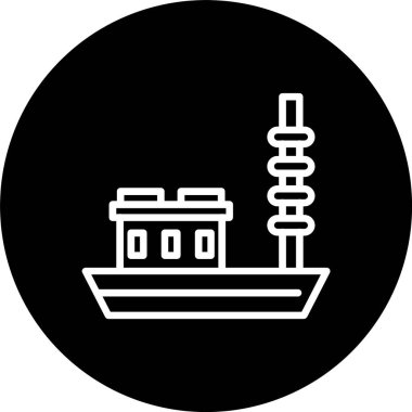 Balıkçı Gemisi Hattı Tersine Döndürülmüş Simge