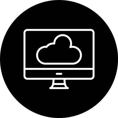 Bulut Satırı Tersine Çevrilmiş Simge