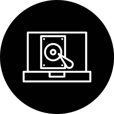 Disk Satırı Tersine Çevrilmiş Simge