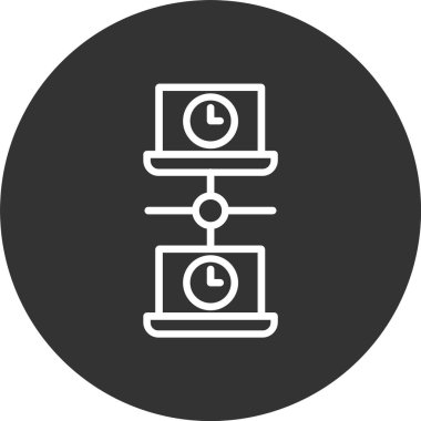 Ağ Satırı Tersine Çevrilmiş Simge