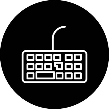 Klavye Satırı Tersine Çevrilmiş Simge